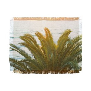 Bree Madden Sun Palm 56"x46" Woven Throw Blanket - Deny Designs - 1 of 4