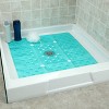 Carmoion Bath Mat Non-Slip Rubber Shower Mat with Drain Holes