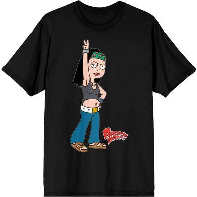 American Dad Character Hayley Smith Mens Black Graphic Tee