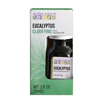Aura Cacia Eucalyptus Exhilarating Pure Essential Oil - 0.5 fl oz