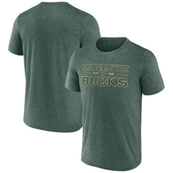 NBA Milwaukee Bucks Men's Short Sleeve Drop Pass Performance T-Shirt