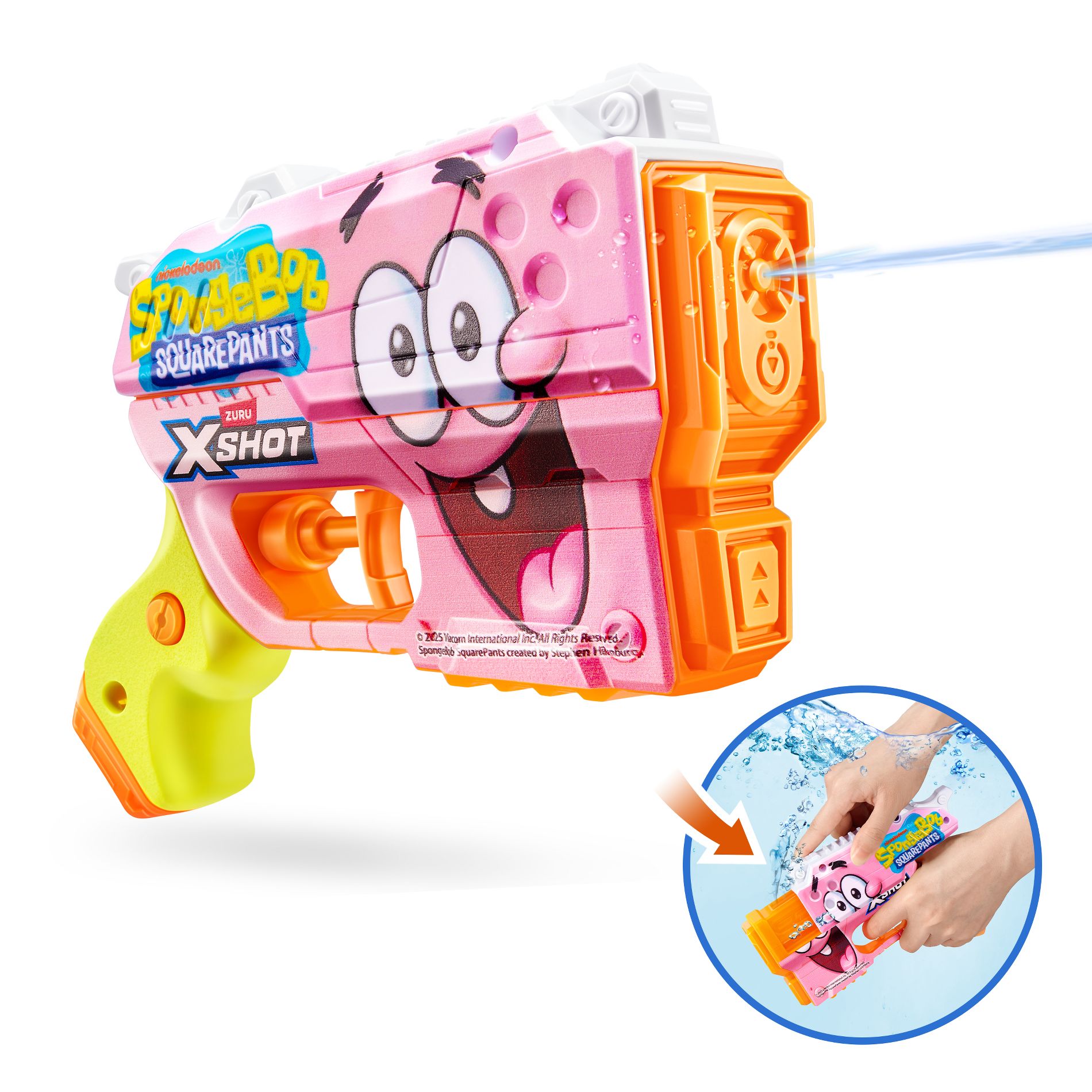XSHOT Water Skins Fast Fill Water Blaster - SpongeBob Jr