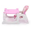 Acoinel Convertible High Chair,Booster Seat with Safety Belt Feeding Tray - 4 of 4