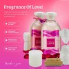 Freida & Joe Spell Bound Love Fragrance Skin Care Collection in Vintage Wooden Basket Bath & Body Gift Set - 4 of 4