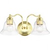 Livex Lighting Moreland 2 - Light Vanity in  Polished Brass - 4 of 4