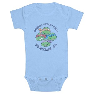 Infant's Teenage Mutant Ninja Turtles Distressed Group 84' Bodysuit - 1 of 3