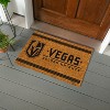 Evergreen Las Vegas Golden Knights Logo Turf Mat, Brown- 28 x 16 Inches Indoor Outdoor Doormat - 2 of 4