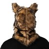 Morris Costumes Adult Wolf Moving Mouth Overhead Halloween Costume Mask - Gray One Size - 2 of 4