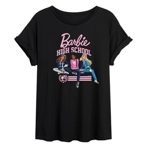 Women's - Barbie - High School Dolls Oversized Graphic T-Shirt - 1 of 4