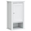 vidaXL Bathroom Furniture Set 3 Piece, Bathroom Cabinet with Storage, Wall Mirror for Bathroom - 3 of 4