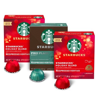 Starbucks by Nespresso Holiday Blend, Variety Pack (60 ct