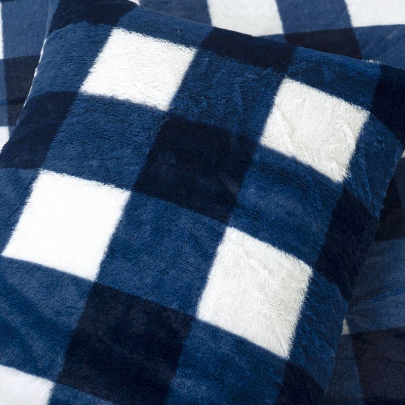 Lush Décor Soft Plush Plaid All Season Comforter Bedding Set, 5 of 9