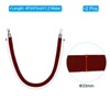 Unique Bargains Hotel Theater Adjustable Velvet Stanchion Rope with Snap Hooks 2 Pcs - 2 of 4