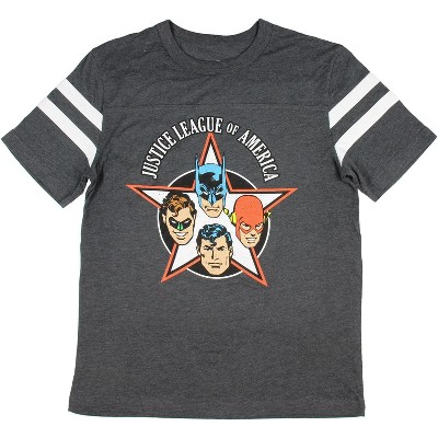Seven Times Six DC Comics Justice League of America Comic Book Men's Grey Short Sleeve T-shirt