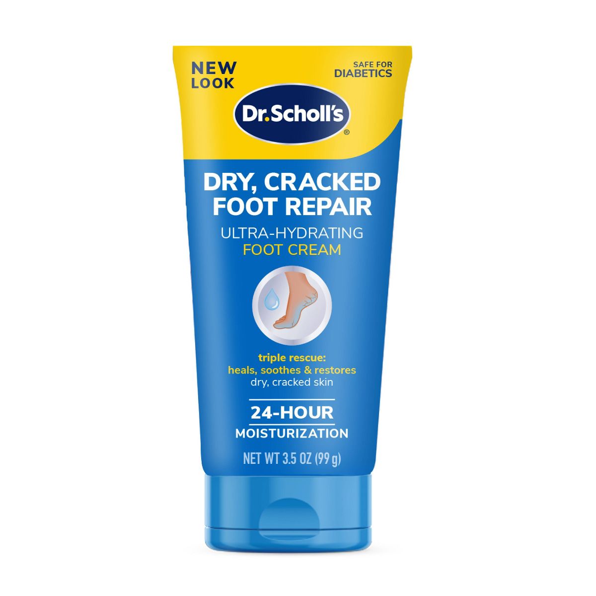 Dr. Scholl's Dry, Cracked Foot Repair Ultra-Hydrating Foot Cream - 3.5oz