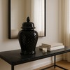 Ceramic Decorative Jar with Lid - Traditional Cutout Design for Home & Office - Elegant Accent for Living Room, Bedroom & Kitchen - 3 of 4