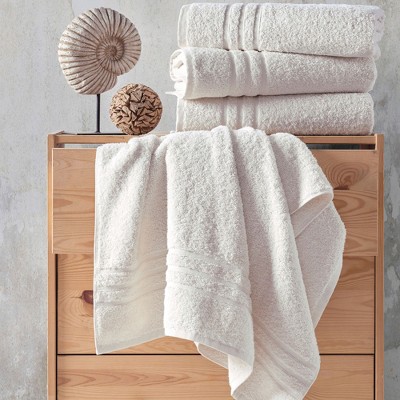 Hawmam Yellow Turkish Cotton 4-Piece Bath Towel Set