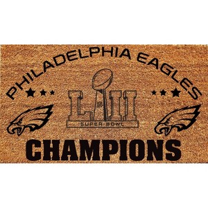 Evergreen Evergreen Coir DoorMat Philadelphia Eagles SB52 Indoor Outdoor Natural Coir Doormat Home Decor - 1 of 1