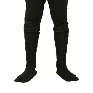 HalloweenCostumes.com Kids Ninja Costume Boots | Stealthy Footwear for Young Ninja - 1 of 1