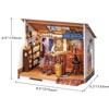 ROBOTIME DIY Miniature Dollhouse Room Magic Potion Store Diorama Kit Crafts Hobbies Birthday Gifts for Boys & Girls, Multicolored, 8.5"*5.2"*6.9" - 3 of 4