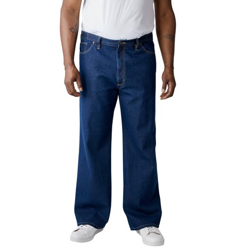 Liberty Blues Men's Big & Tall ™ Side-elastic Wide Leg 5 Pocket