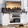 Jojoka Farmhouse TV Stand for 65 Inch TV, Entertainment Center TV Media Console Table - 2 of 4