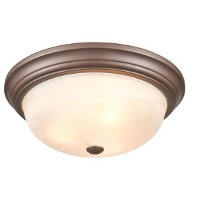 Millennium Lighting 3 - Light Flush Mount in  Bronze - 1 of 2