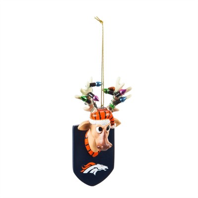 Denver Broncos, Resin Reindeer Orn