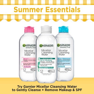 micellar cleansing water 新品未使用4本 GARNIER SKINACTIVE MICELLAR CLEANSING WATER ALL-IN- 1