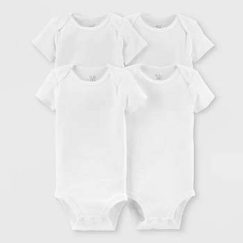 Carter's Just One You® Baby 4pk Short Sleeve Bodysuit - White