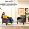 MAYEERTY Reading Chair with Armrest and Backrest Comfy Lounge Chair for Bedroom Waiting Room Reception Room - 2 of 4
