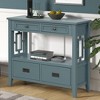NicBex Farmhouse Console Table with Storage,Wood Entryway Table with 4 Drawers & 1 Open Shelf,Sofa Table for Entryway,Living Room,Kitchen - 2 of 4