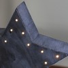 Northlight Lighted 5 Point Star Christmas Decoration - 9.75" - Gray - 4 of 4