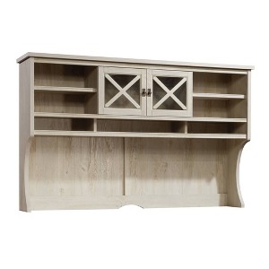 40" Large Costa Hutch Chalked Chestnut - Sauder: Cottage-Inspired Organizer with Adjustable Shelves - 1 of 4