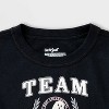 Toddler Girls' Adaptive Halloween Pullover Sweatshirt - Cat & Jack™ Black - 3 of 4