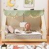 Polibi Kids Tent House Bed with Lights and Skylight - 3 of 4