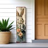 HomeRoots 36" Off White And Blue Happy Easter Easter Bunny Solid Wood Porch Sign - 2 of 4