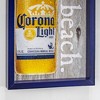 Corona Light Find Your Beach Reverse Box Framed Wall Art Yellow/Navy Blue - American Art Decor - 3 of 4