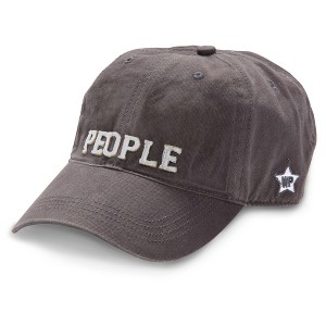 Pavilion Gift Company - Custom People - Dark Gray Adjustable Hat - Hats - 1 of 4