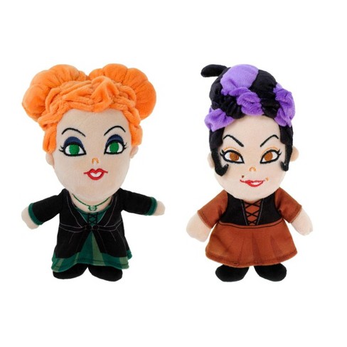 Disney's Hocus Pocus: Halloween Sanderson Sisters Plush Squeaker Crinkle Pet  Toy 3-piece Set