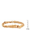 Steeltime Men's 18k gold plated stainless steel dragon link bracelet - 3 of 4