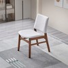 NicBex Mid Century Wood Dining Chairs Set of 2 with Upholstered Cushion Back,Stylish Accent Chairs for Dining Room,Kitchen,Office - 4 of 4
