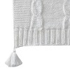 VCNY 50"x60" Chester Cable Knit Cotton Throw Blanket - 4 of 4