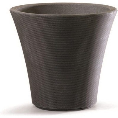 Garden Elements Indoor/Outdoor Pamploma Plastic Round Planter