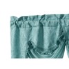 Kate Aurora Georgina Ultra Luxurious Raised Jacquard And Fringed Trimmed Austrian Window Valance - 2 of 3