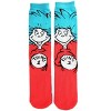 HalloweenCostumes.com One Fits Most  elope Dr. Seuss Characters Crew Sock Set for Adults 3 Pack Asst, Red/White/Green - 2 of 4