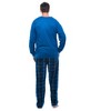 #FollowMe Mens Thermal Henley Pajama Set with Polar Fleece Pants  Warm, Comfy Sleepwear - 3 of 3
