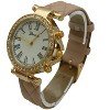 OLIVIA PRATT QUILTED AND GOLD LEATHER STRAP WATCH - 2 of 4