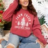 Simply Sage Market Women's Garment Dyed Graphic Sweatshirt Farm Fresh Christmas Tree Stars - 2 of 2