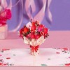 Paper Love Pop Up 3D Love Bouquet Card - 3 of 4